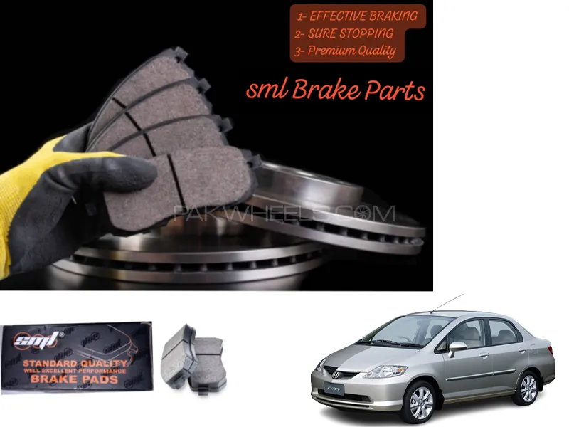Honda City 2002-2008 Front Disc Brake Pad - SML Brake Parts - Advanced Braking