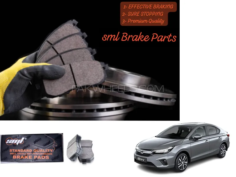 Honda City 2022-2023 Front Disc Brake Pad - SML Brake Parts - Advanced Braking Image-1