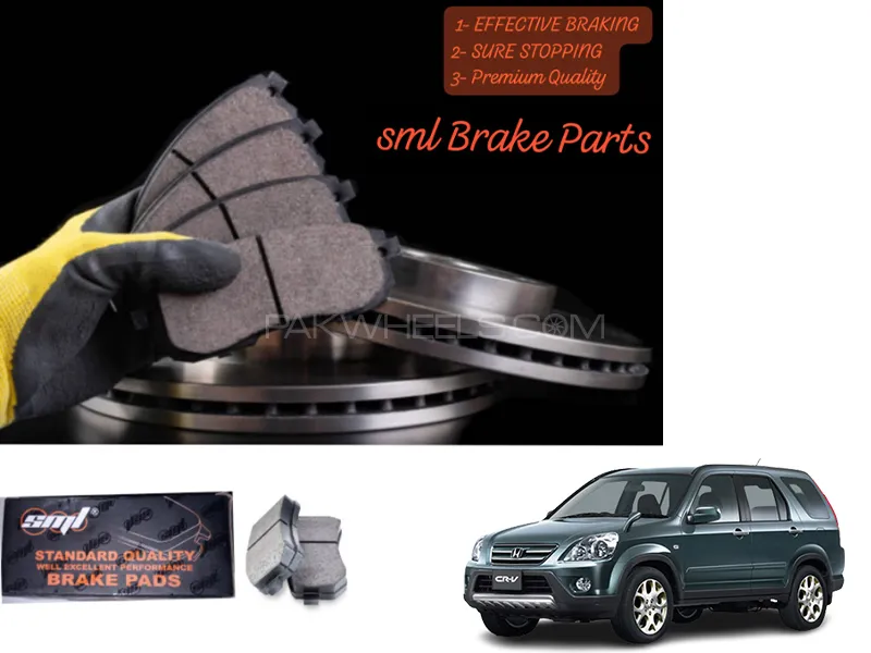 Honda CR-V 2005-2016 Front Disc Brake Pad - SML Brake Parts - Advanced Braking