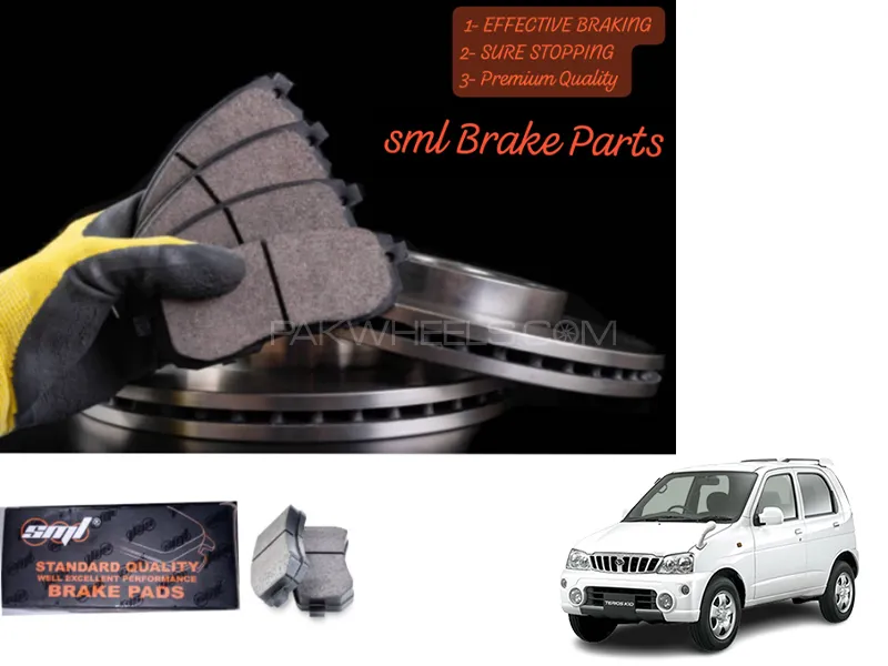 Daihatsu Terios Kid 1998-2010 Front Disc Brake Pad - SML Brake Parts - Advanced Braking Image-1