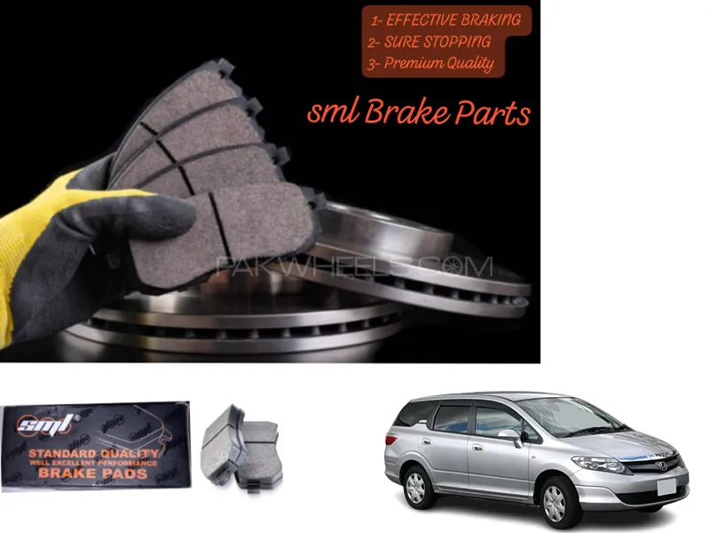 Honda Air Wave 2005-2008 Front Disc Brake Pad - SML Brake Parts - Advanced Braking Image-1