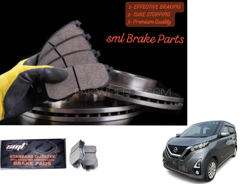 Nissan Dayz Highway Star 2020-2023 Front Disc Brake Pad - SML Brake Parts - Advanced Braking Image-1