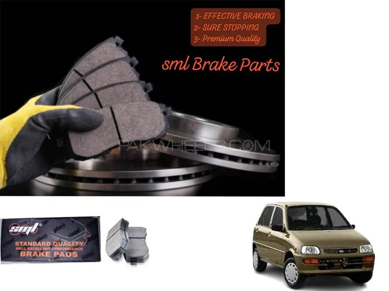 Daihatsu Cuore 2000-2012 Front Disc Brake Pad - SML Brake Parts - Advanced Braking