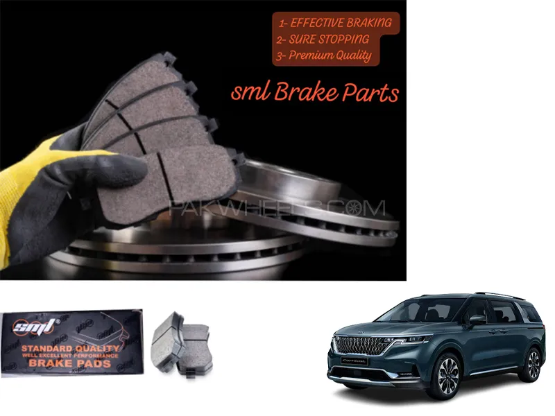 Kia Carnival 2018-2023 Front Disc Brake Pad - SML Brake Parts - Advanced Braking Image-1