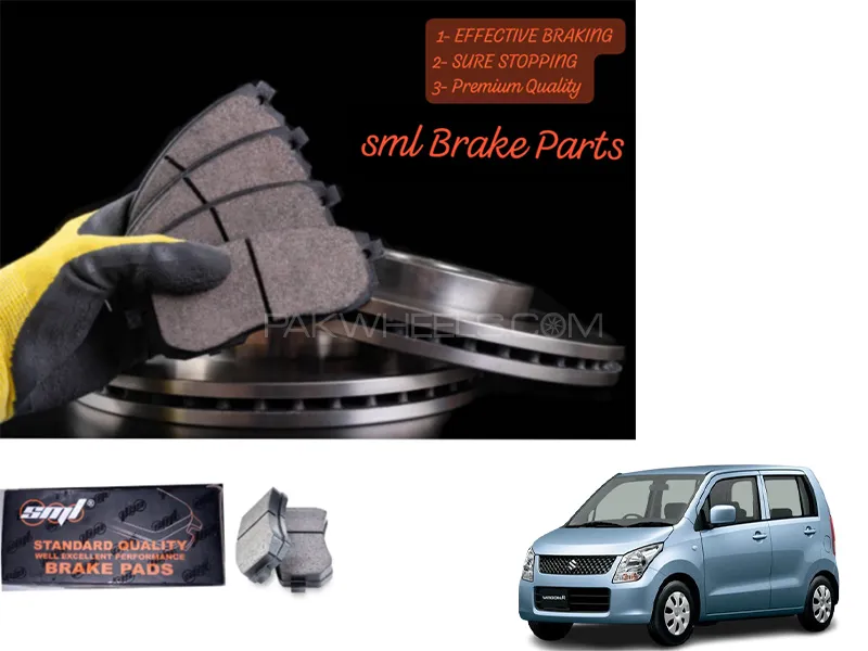Suzuki Wagon R Japan assembled 2009-2014 Front Disc Brake Pad - SML Brake Parts - Advanced Braking Image-1