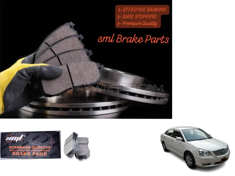 Toyota Premio 2002-2007 Front Disc Brake Pad - SML Brake Parts - Advanced Braking Image-1