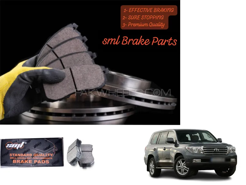 Toyota Land Cruiser V8 2010-2023 Front Disc Brake Pad - SML Brake Parts - Advanced Braking Image-1