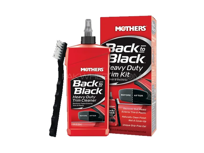 Mothers Back To Black Heavy Duty Trim Cleaner Kit Image-1