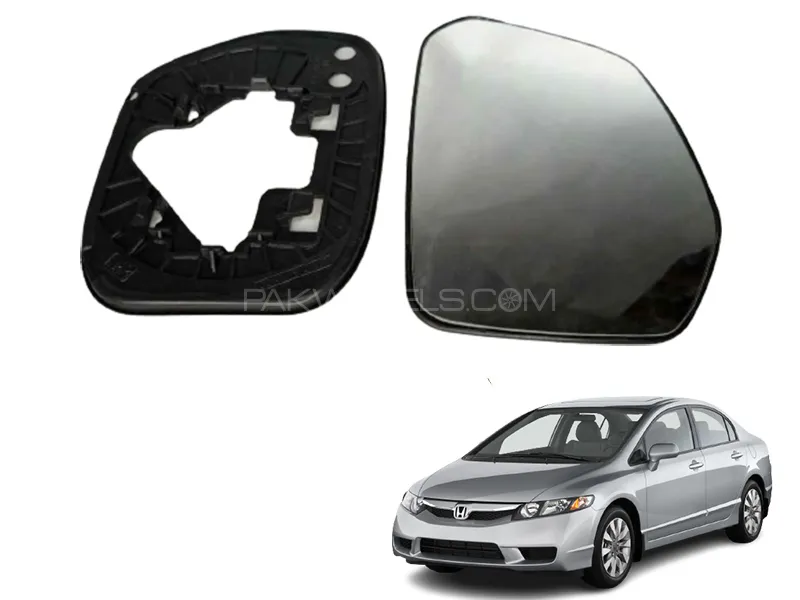 Honda Civic 2007-2011 Side Mirror Glass Plate -RH Image-1