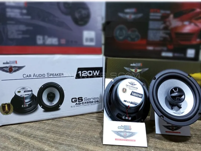 AQ Audio Quart GS Series AQ-CX652 GS 6.5" Inch Coaxial Speaker 2 Pair Image-1