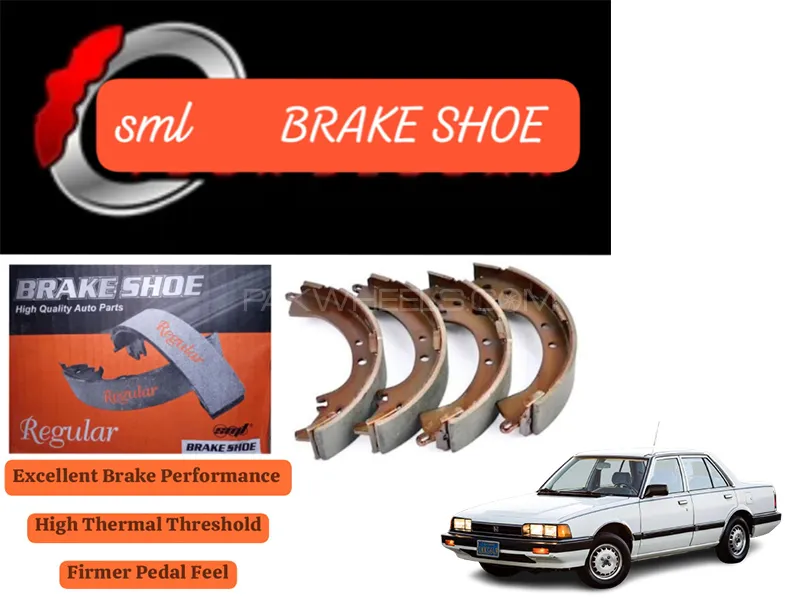 Honda Accord 1984-1986 Rear Brake Shoe - SML Brake Parts - Advanced Braking 