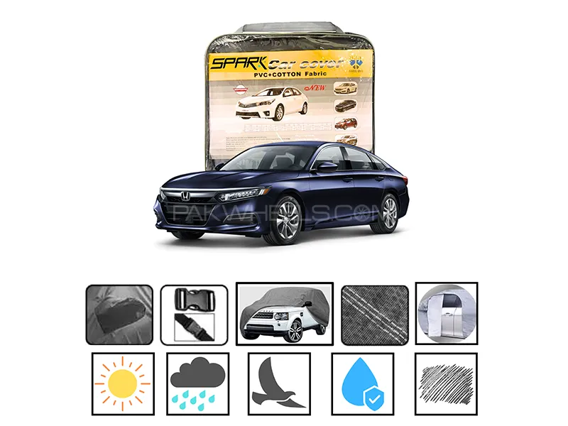 Honda Accord 2020-2022 PVC Spark Cotton Fabric Car Top Cover Image-1
