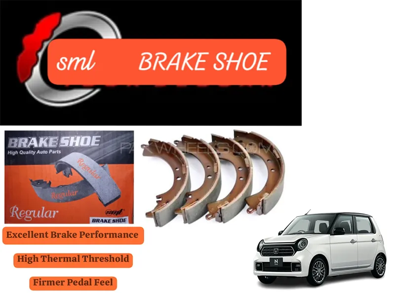 Honda N-One 2012-2023 Rear Brake Shoe - SML Brake Parts - Advanced Braking 