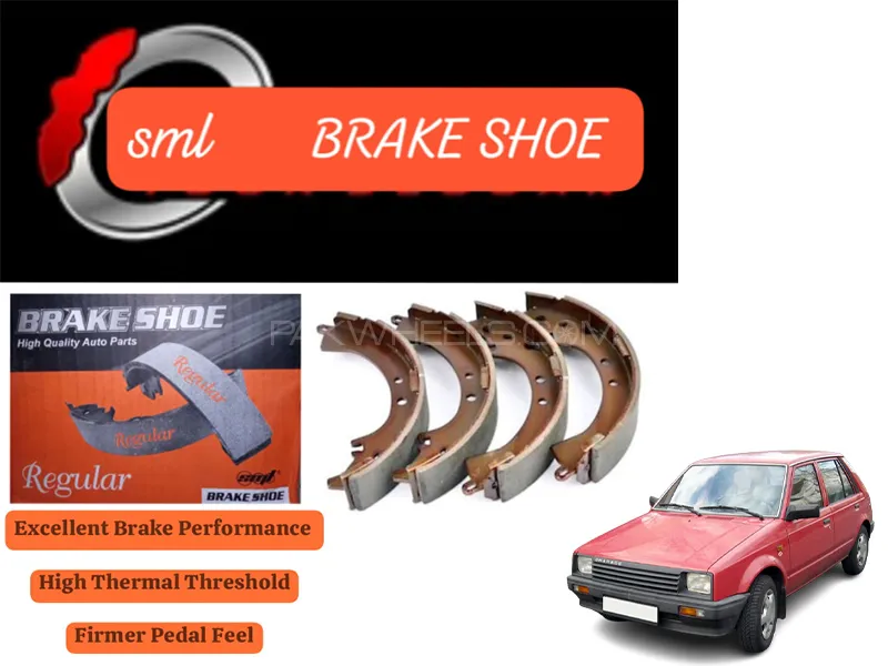 Daihatsu G11 1984-1986 Rear Brake Shoe - SML Brake Parts - Advanced Braking 