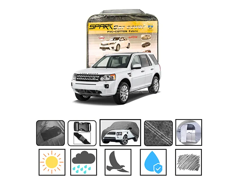 Land Rover Spark PVC Cotton Fabric Car Top Cover Image-1