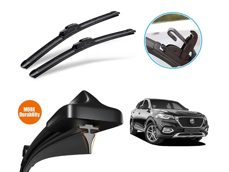 MG HS 2020-2023 Silicone Wiper Blades | Soft Rubber Wiper | Graphite Coated Rubber Image-1