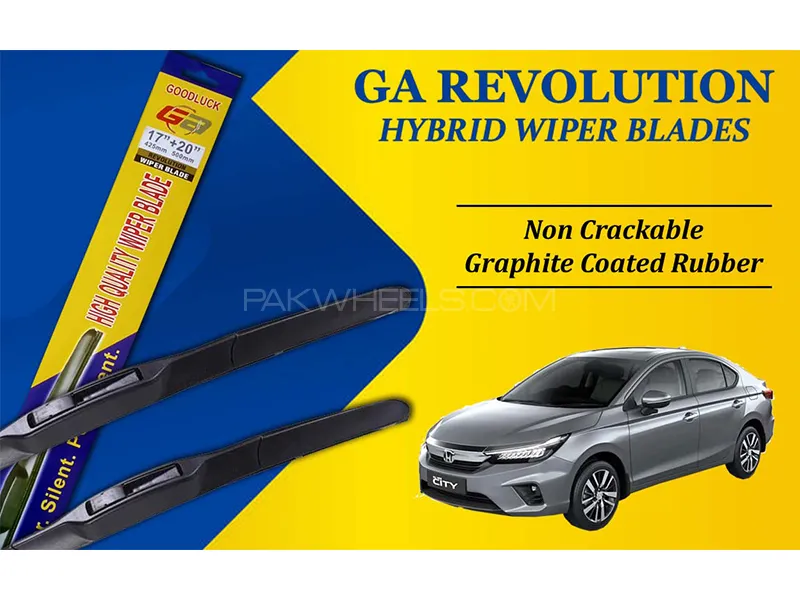Honda City 2021-2023 GA Revolution Hybrid Wiper Blades | Non Cracking Graphite Coated Rubber