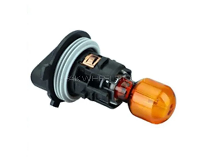 Amber Color Turn Signal Bulb Model HPC24WY 12v 24w 1pc Image-1