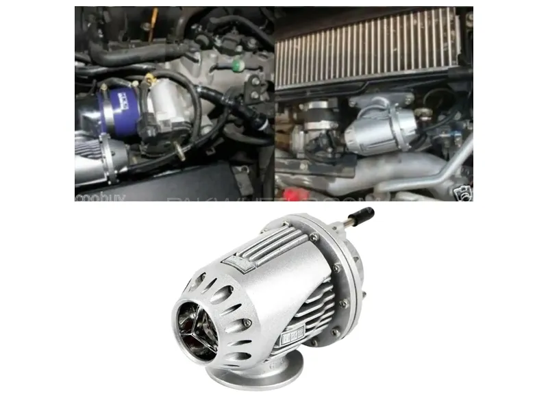 Hks Car Sqv 4 Turbo Blow Off Valve Pull-type Ssqv Bov With Adapter Silver Image-1