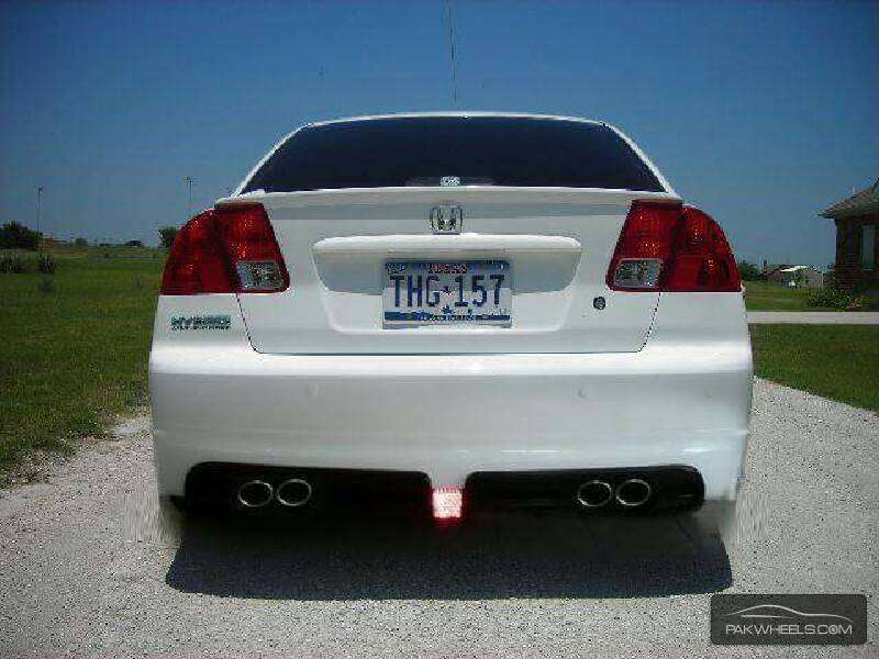 MUGEN RR SPORT REAR EXTENSION CIVIC 2002 TO 2008 Image-1