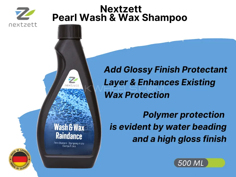 Nextzett Wash & Wax Raindance Car Shampoo 500ml Image-1