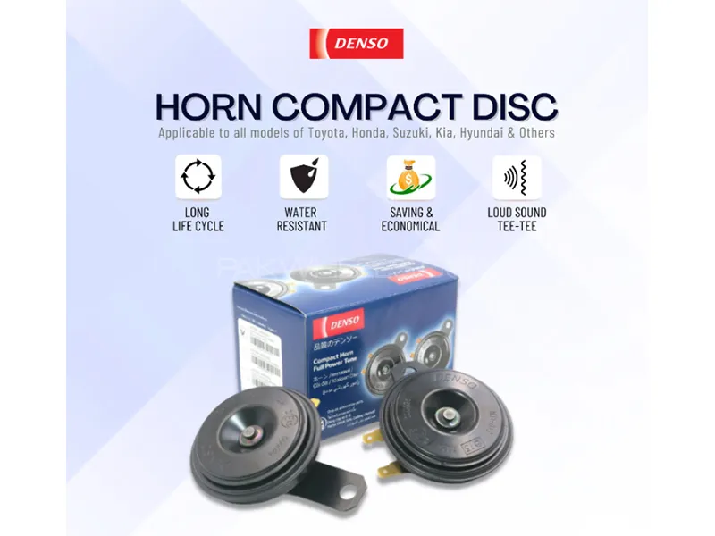 Denso Original Compact Horn Full Power Tone - Disc Horn