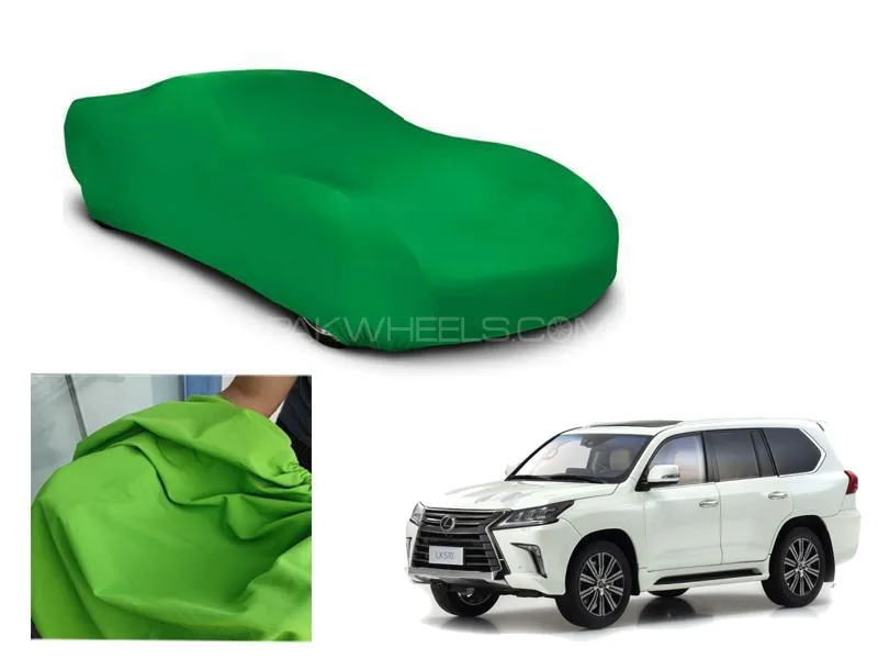 Lexus LX570 Microfiber Coated Anti Scratch And Anti Swirls Water Resistant Top Cover Image-1