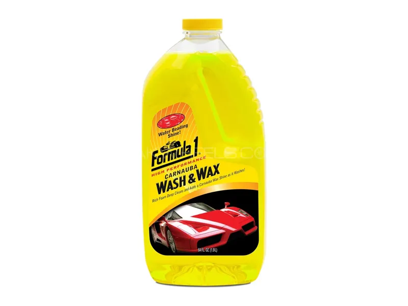 Formula 1 Carnauba Car Wash and Wax Shampoo Wax Protect & Shine Image-1