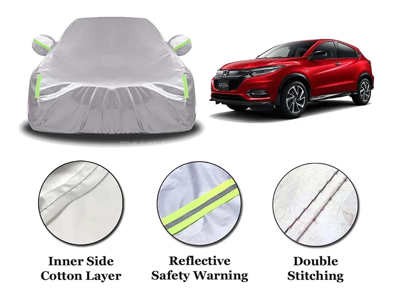 Honda Vezel Parachute Cotton Top Cover | Anti-Scratch | Anti-Crack | Double Stitched Image-1