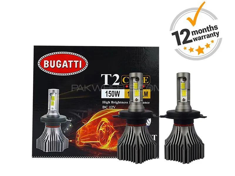 Bugatti T2 Cree Plus LED Headlight Bulb - H11 |15000LM  | 6000K  | 150watts Image-1