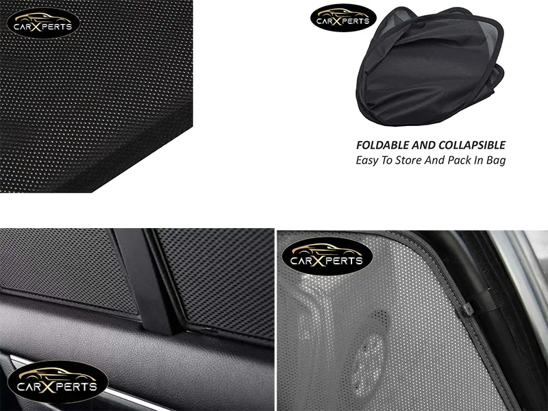 Hyundai Sonata Premium Car Sun Shades | Synthetic PolyNet Heat Proof Fabric | Foldable Hyundai Sonata Premium Car Sun Shades | Synthetic PolyNet Heat Proof Fabric | Foldable Image-2