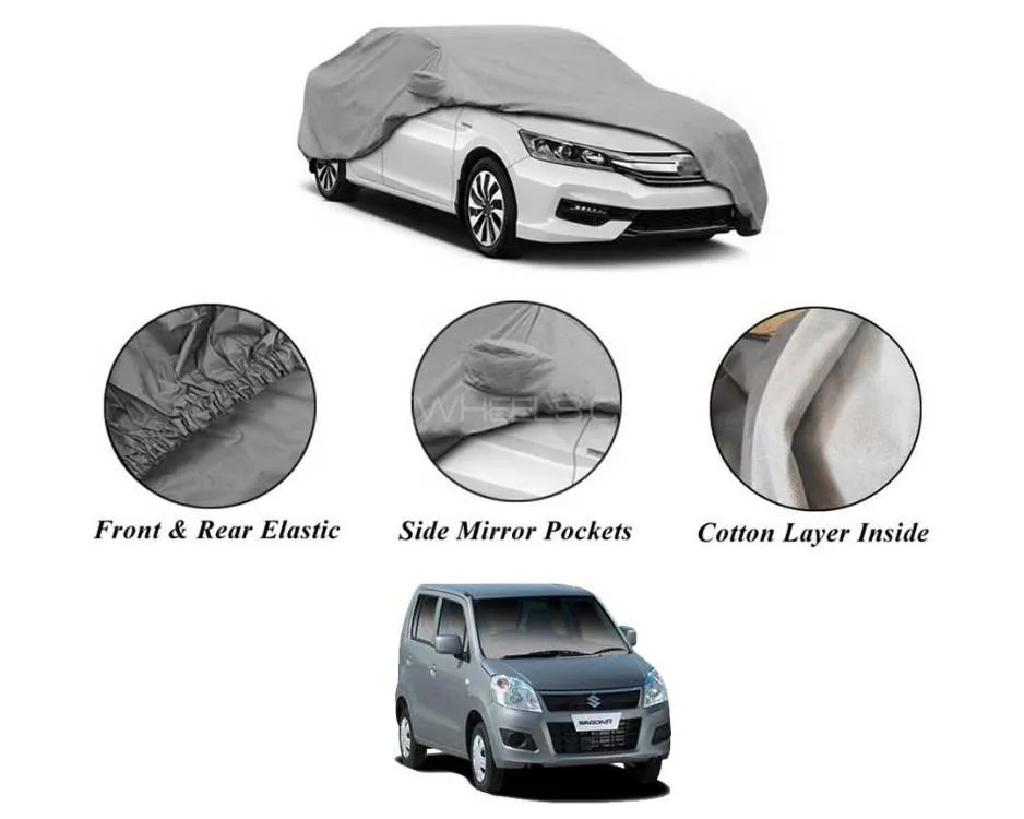 Suzuki Wagon R 2014-2020 Non Wooven Inner Cotton Layer Car Top Cover | Anti-Scratch | Waterproof