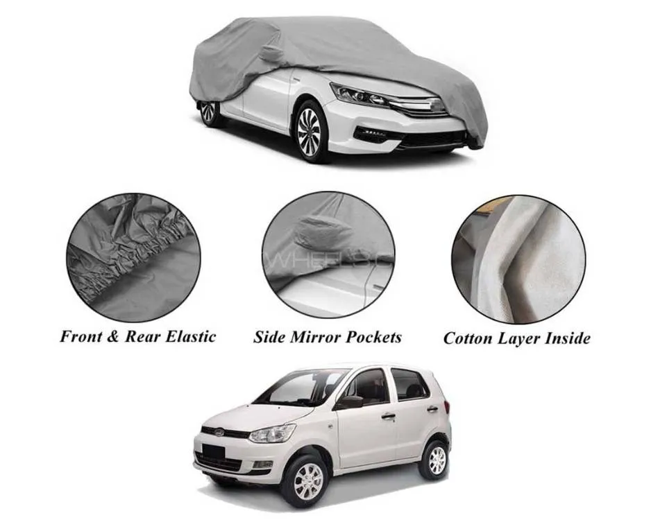 United Bravo 2018-2021 Non Woven Inner Cotton Layer Car Top Cover | Anit-Scratch | Waterproof Image-1