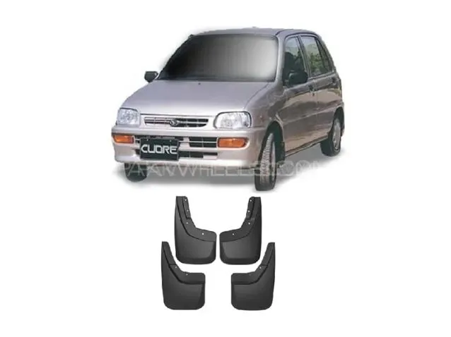 Daihatsu Cuore 2000-2012 Mud Flap - 4 Pcs - Black  Image-1
