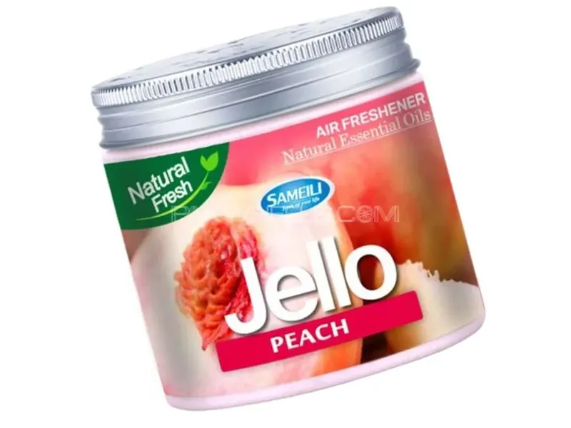 Jello Car Air Freshener | Peach| Car Perfume Image-1