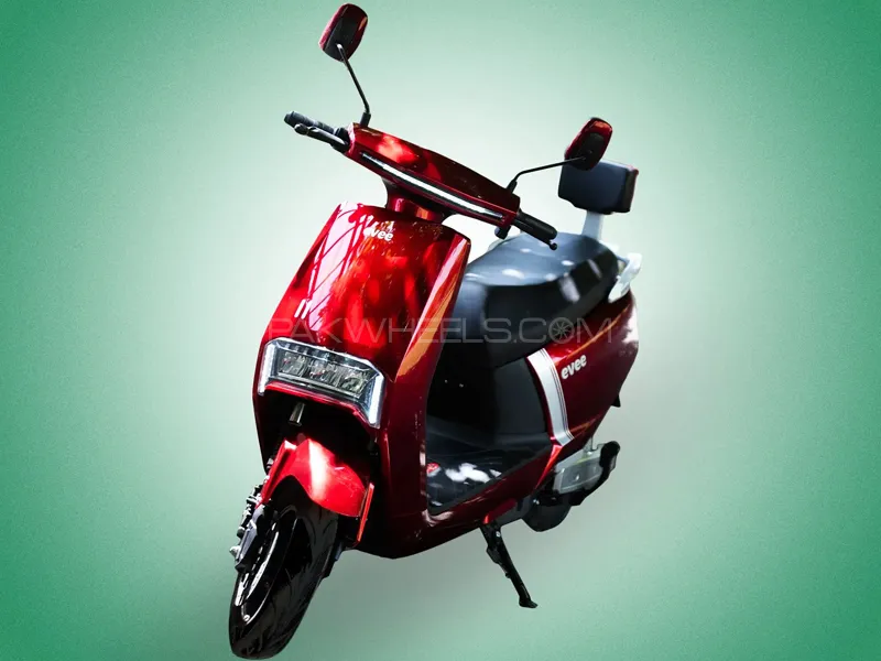 Evee C1 Electric Scooter Red Image-1