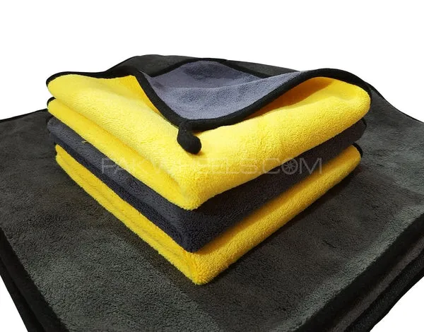 Microfiber Cloth Double Sided 40x30 Polishing Towel Image-1