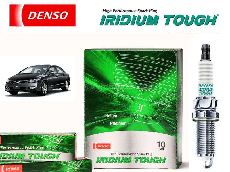 Honda Civic Reborn 2006-2012 Iridium Tough Spark Plug | 4 Pcs | Made In Japan Image-1