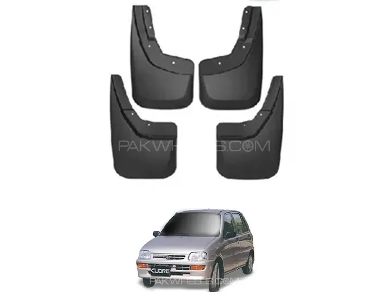 Daihatsu Cuore 2000-2012 Mud Flap | 4 Pcs | Splash Guard Set Image-1