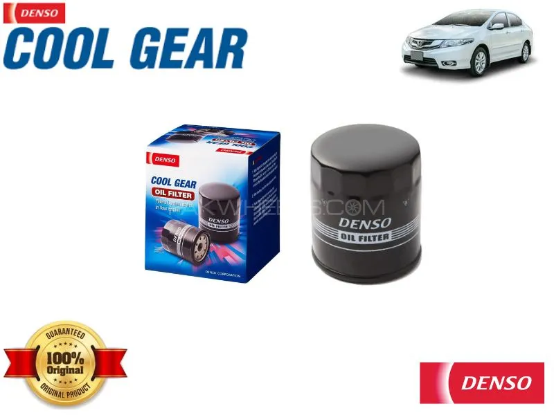 Honda City 2009-2021 Oil Filter Denso Genuine - Denso Cool Gear Image-1