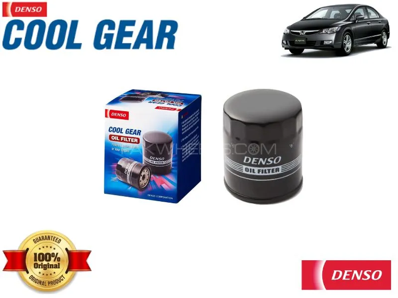 Honda Civic Reborn 2005-2012 Oil Filter Denso Genuine - Denso Cool Gear  Image-1