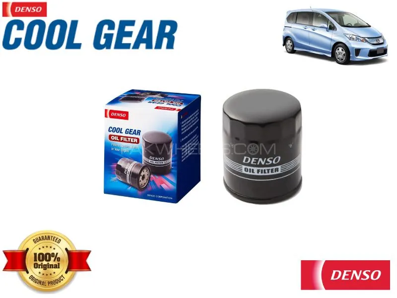 Honda Freed Hybrid 2009-2021 Oil Filter Denso Genuine - Denso Cool Gear  Image-1