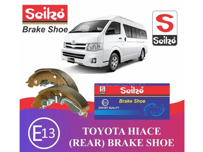 Toyota Hiace 2004-2019 Premium Seiko Rear Brake Shoe Image-1