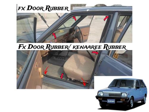 Suzuki Fx Door Rubber / Kenaari Rubber | 4 Pcs Set |  For All 4 Doors Suzuki Fx Door Rubber / Kenaari Rubber | 4 Pcs Set |  For All 4 Doors