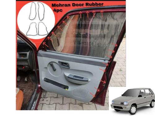 Suzuki Mehran Door Rubber / Door Sealing / Gate Rubber |  4  Pcs Set | For All Door Suzuki Mehran Door Rubber / Door Sealing / Gate Rubber |  4  Pcs Set | For All Door