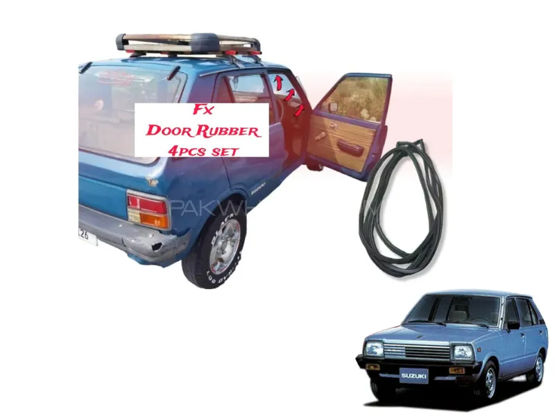 Suzuki Fx Door Rubber / Kenaari Rubber | 4 Pcs Set |  For All 4 Doors Suzuki Fx Door Rubber / Kenaari Rubber | 4 Pcs Set |  For All 4 Doors Image-2