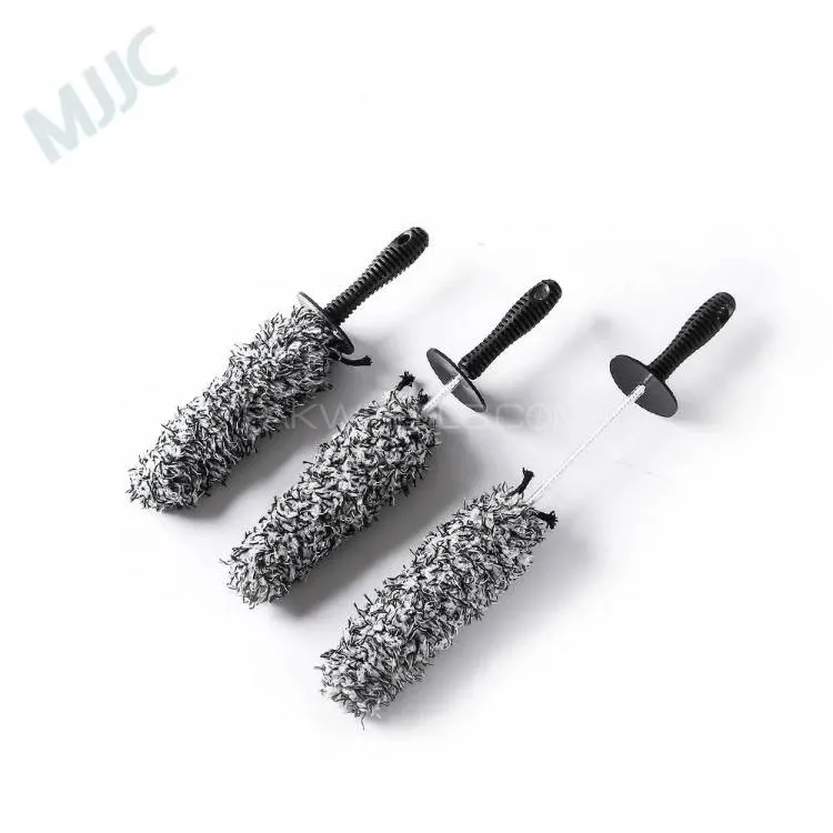 MJJC Microfiber Wheel Detailing Cleaning Woolies Brush 3 Pieces Kit Anti Scratch  Image-1