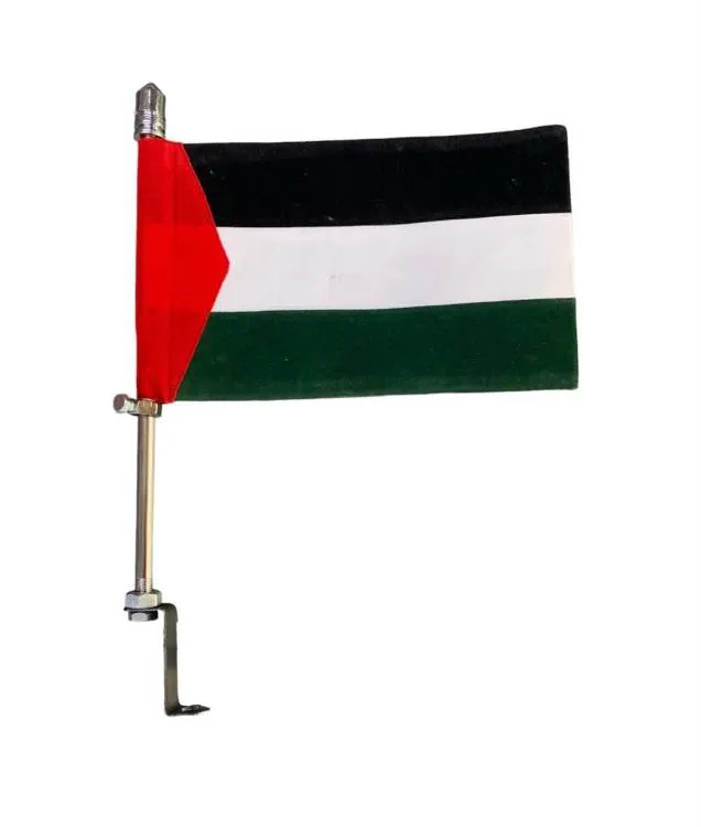 Flag Rod For Car With Palestine Flag Image-1