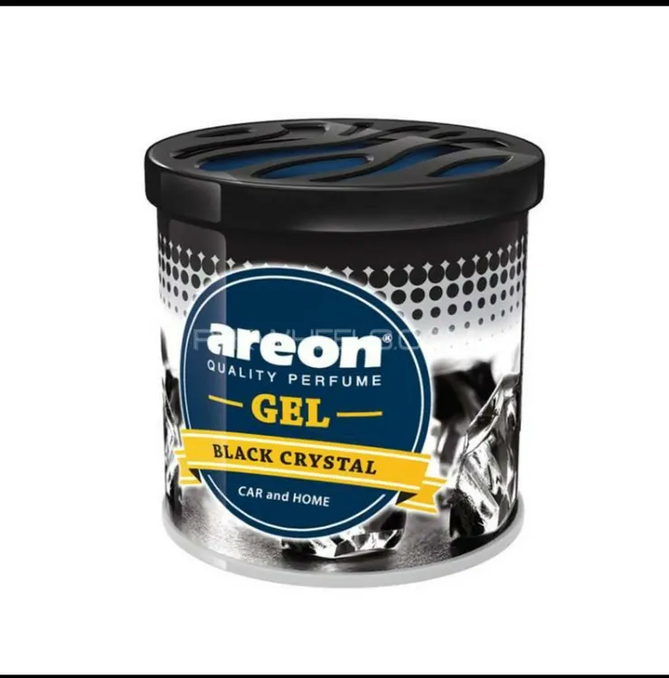 Areon Gel Car Air Freshener Black Crystal Image-1