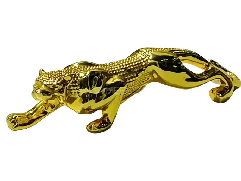 Car Dashboard Leopard Decoration in Golden Color New Design Image-1
